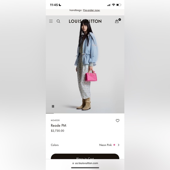 ❌Sold❌ Authentic Louis Vuitton Reade PM in white vernis leather - Picture 13 of 13